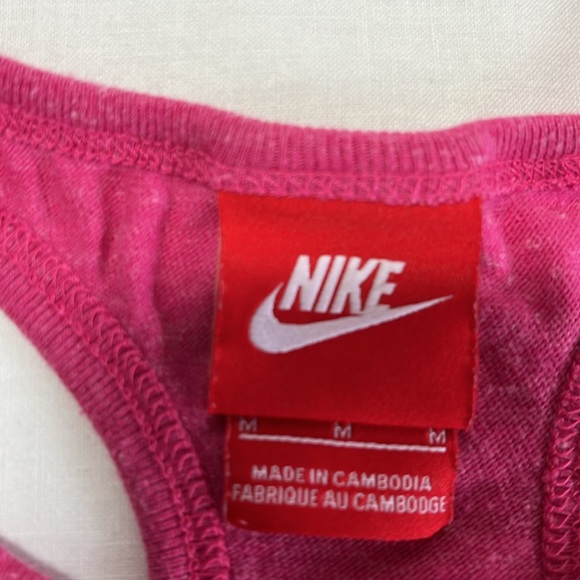 Nike Fuchsia Racerback Tank, size medium - Picture 3 of 4